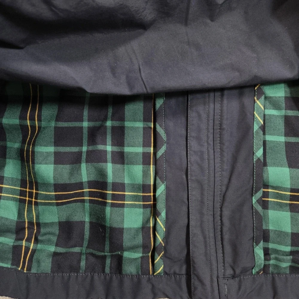 The North Face Jacket Mens 2XL Blue Hooded Flannel‎ Lined Windbreaker NF0A4QZJ